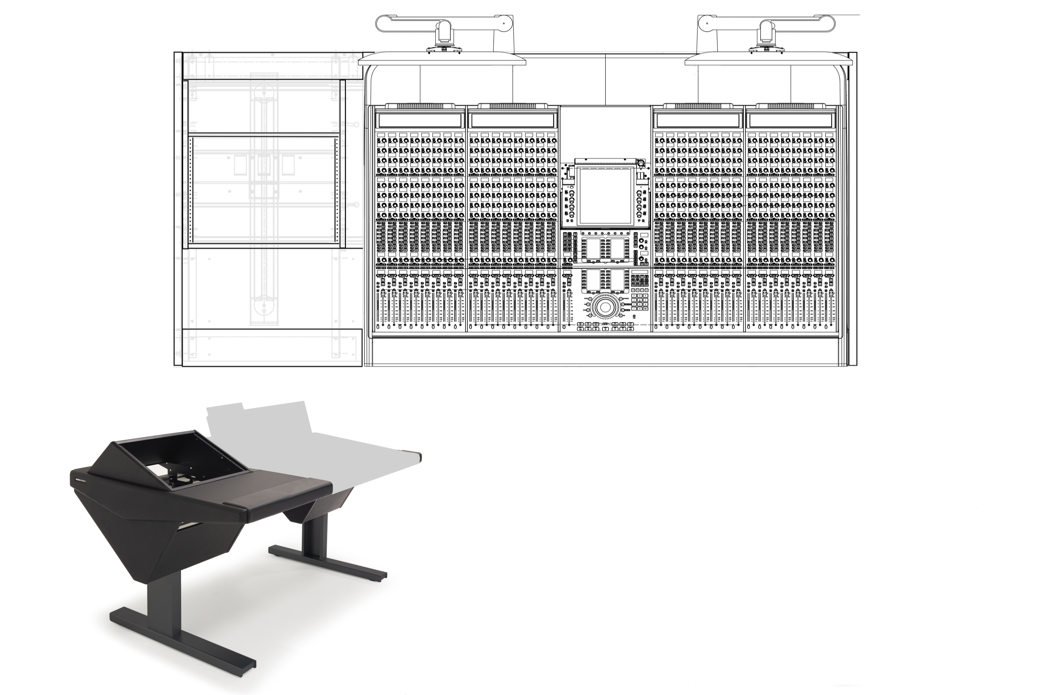 32 Fader System with Rack (L)