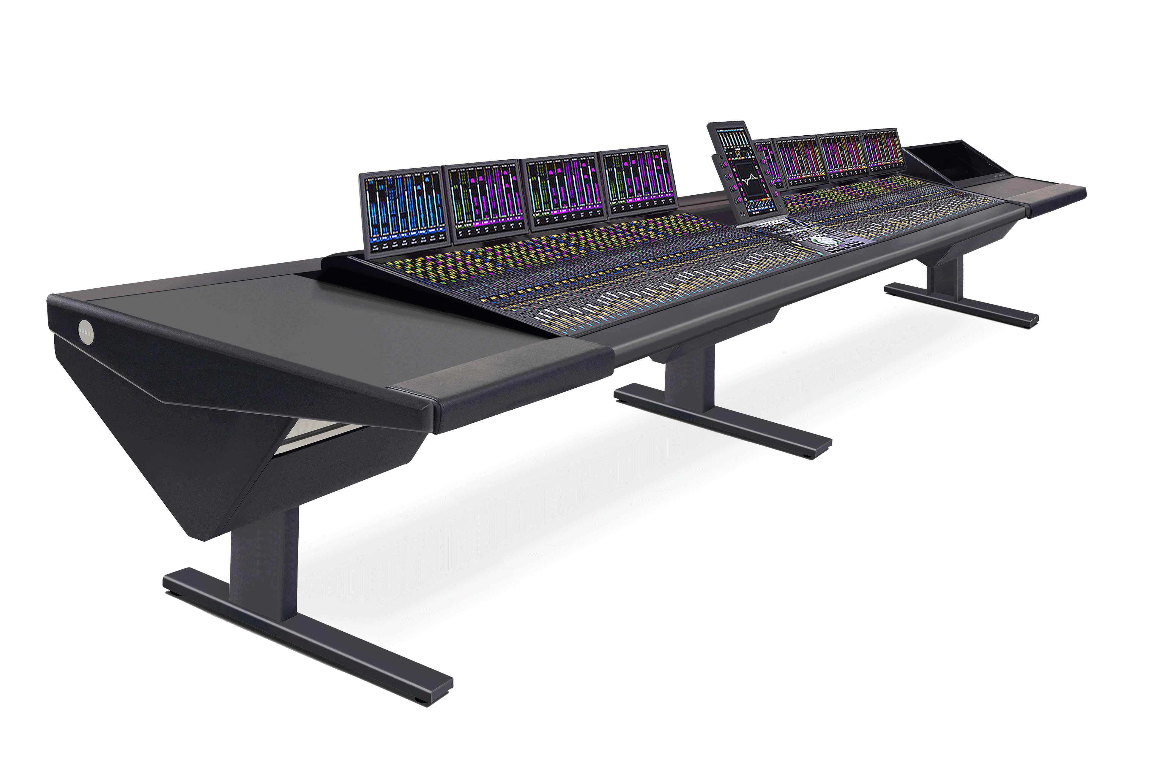 64 Fader System with Desk (L) and Rack (R)